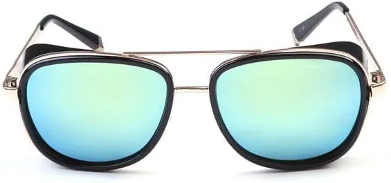 YJ-004 Iron Man 3 actor lead sunglasses double beam sunglasses retro sunglasses