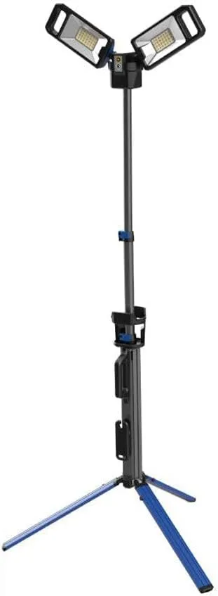 CRONY VIP-11 Outdoor multi-function lamp 5000 Lumen Rechargeable Cordless Collapsible AC/DC Portable LED Work Light with Telescoping Tripod Stand