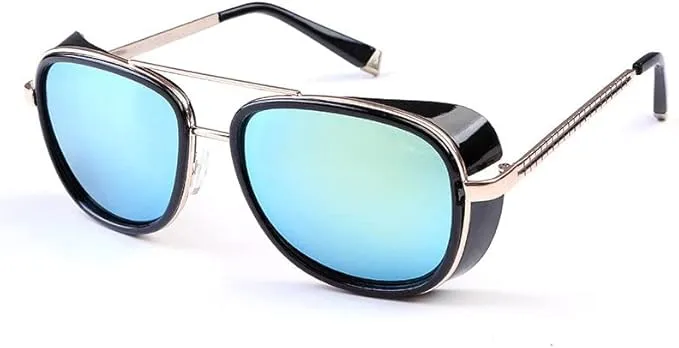YJ-004 Iron Man 3 actor lead sunglasses double beam sunglasses retro sunglasses