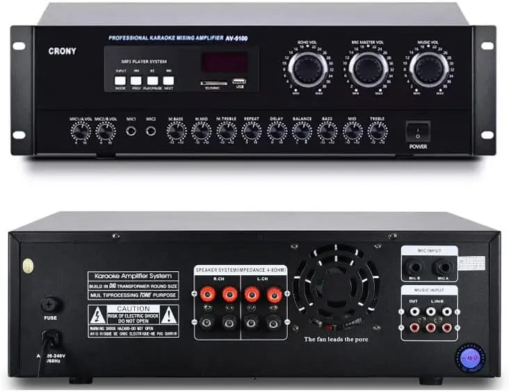CRONY Av5100 Professional System Amplifier With Bt Power Amplifier Home Ktv