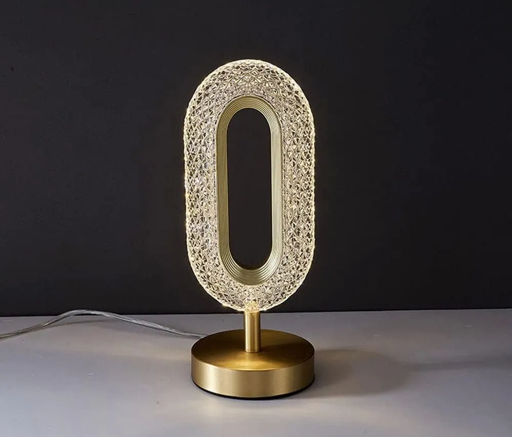 CRONY Three-color touch charging model 0 with 1 diamond face lamp LED Crystal Table Lamp For Home Room