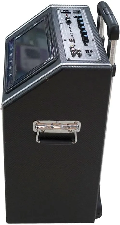 CRONY A109DPI speaker Square dance sound outdoor pull rod audio box with wireless microphone video playback