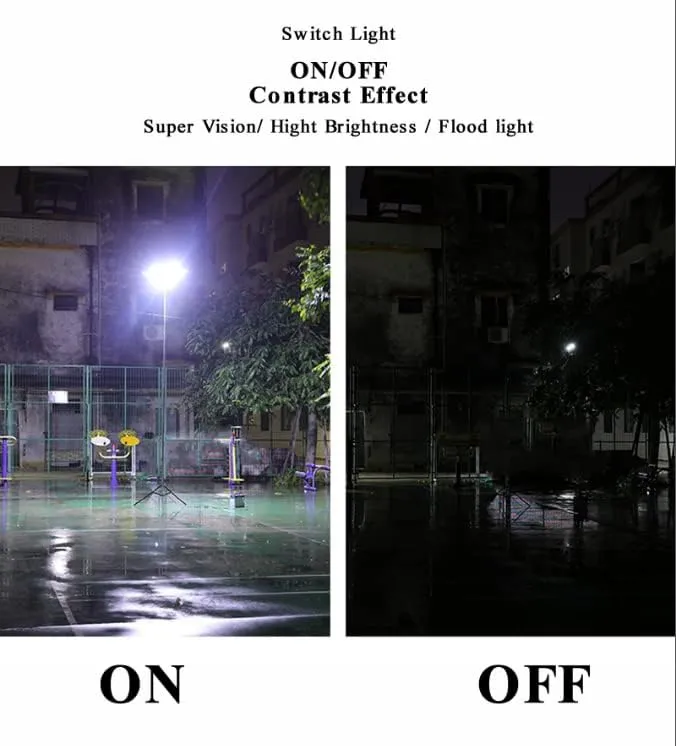 CRONY VIP-02 W Outdoor 60W Multi-Function Camping & Picnic Lamp – Full Set, Ideal for Barbecue and Outdoor Adventures