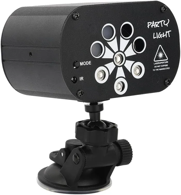 CRONY 8 holes red/green laser with RGB +UV LED light LED Stage Effect Lighting with Remote Controller