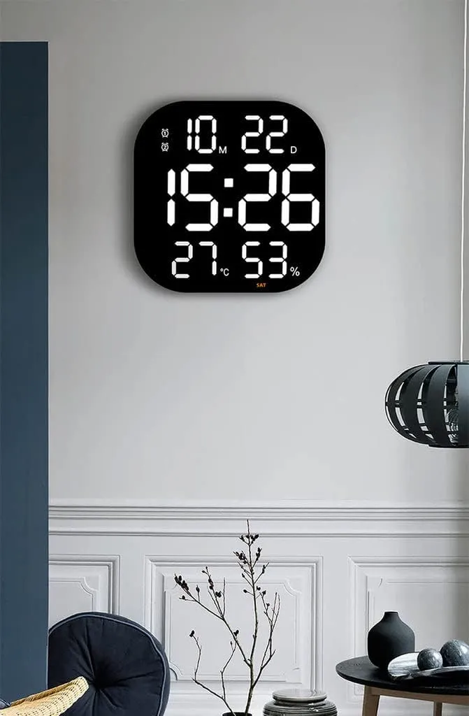 CRONY 6632 Living room countdown timer gym wall clock led acrylic decoration creative large electronic clock wall hanging