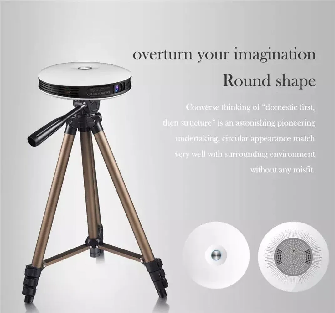 CRONY D8 4K Projector – 220 Lumens, Android OS, 12000mAh Battery, Dual USB, HDMI, Touch Panel, WiFi & Bluetooth