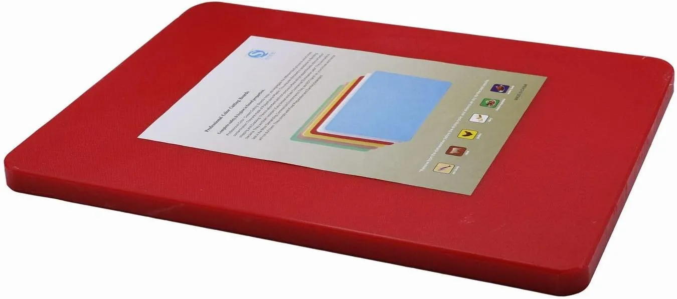 GRACE 60x40x2cm Red Commercial Chopping Board/Cutting Board