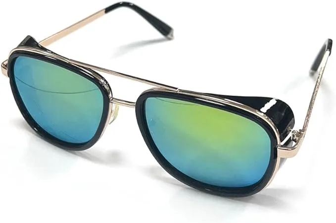 YJ-004 Iron Man 3 actor lead sunglasses double beam sunglasses retro sunglasses