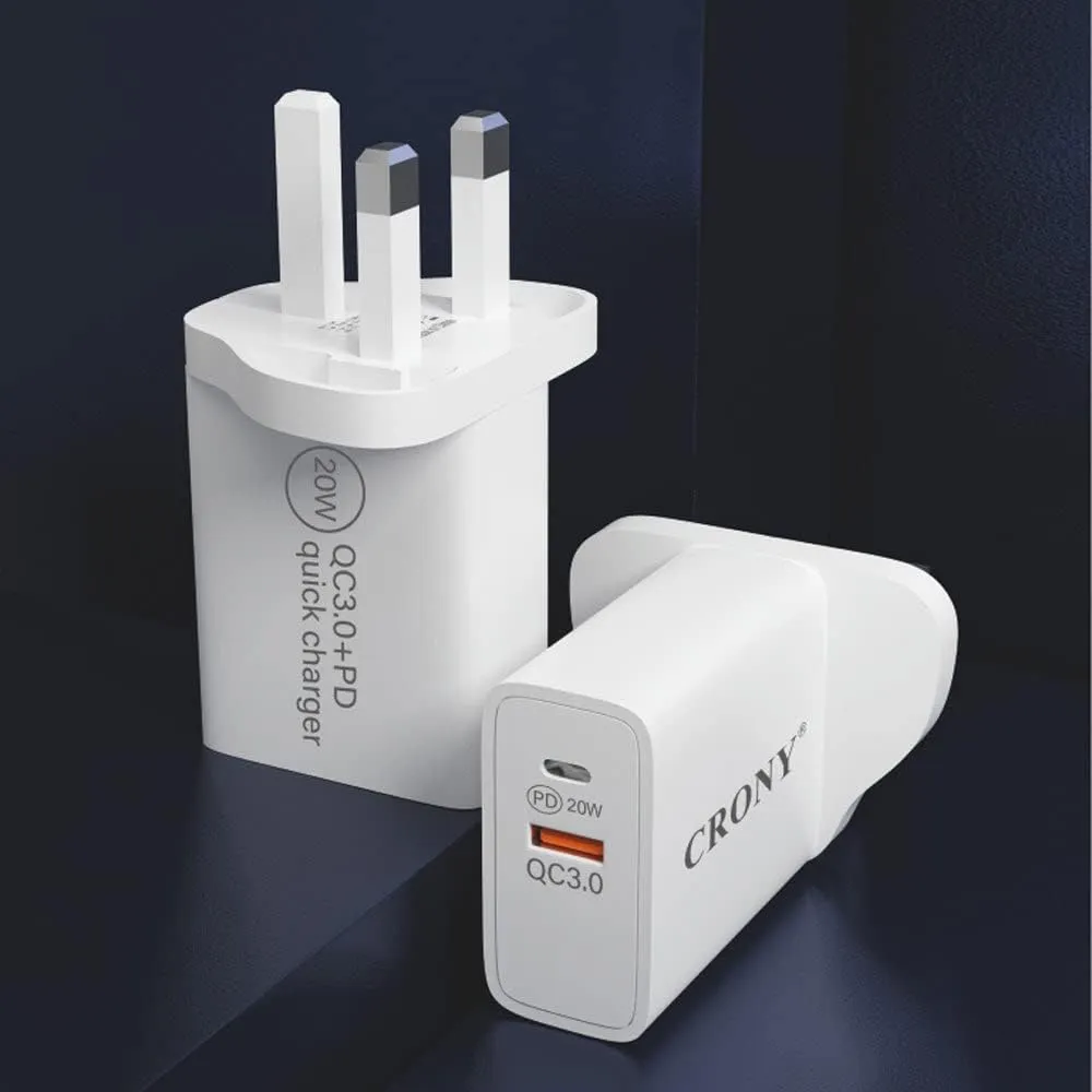 CRONY Cr-004 Pd20W+Qc3.0 Fast Charger