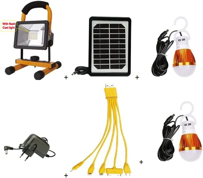 CRONY AT-8890 Solar High-Power Lamp Solar Lighting System