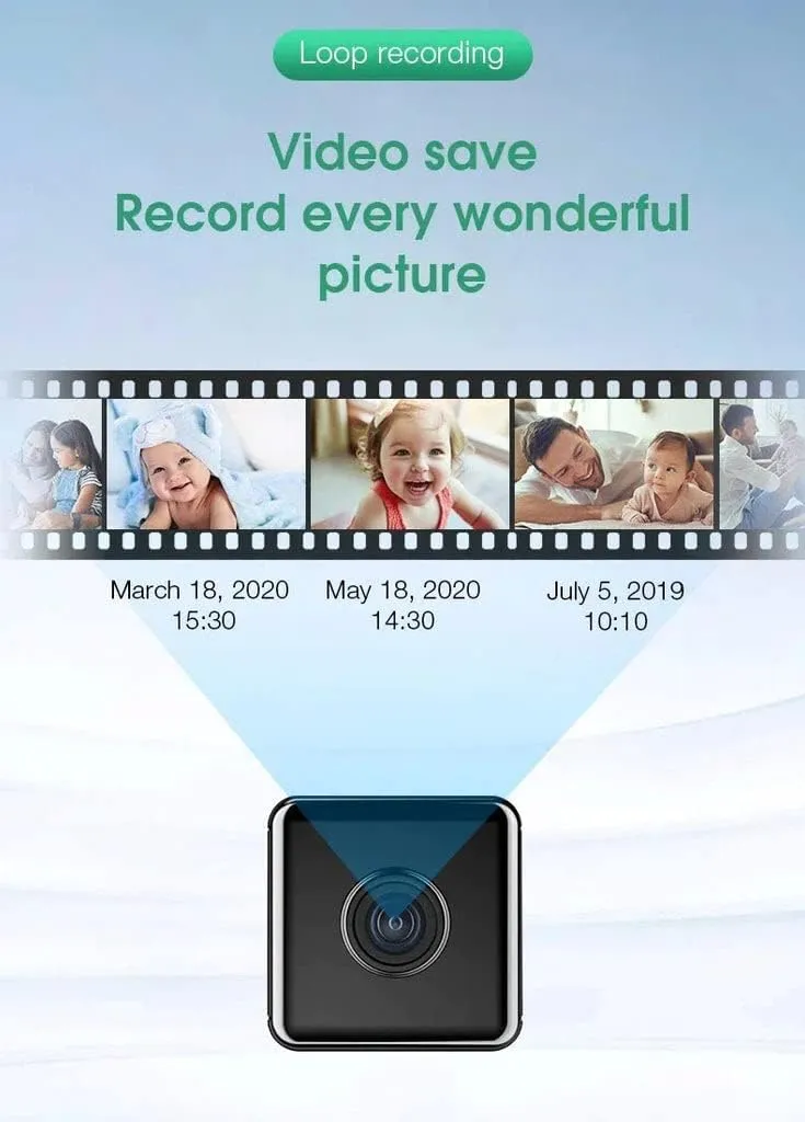 CRONY W10 Wifi iWFCam 1080P Camera HD Mini Wireless Wifi Camera with Motion Detection