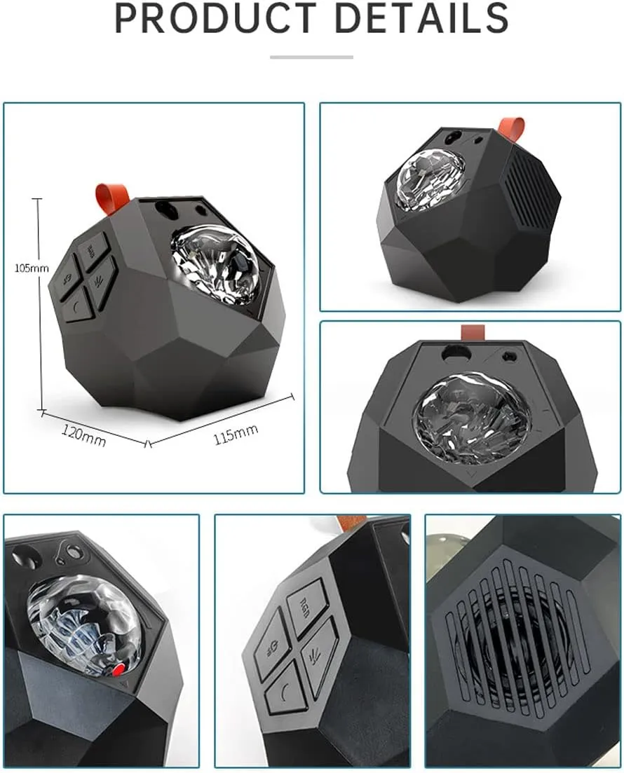 CRONY Sq-959 Guran Speaker Music Projector Lamp Led Night Light Islamic Gift Quran Speaker Star Starry Galaxy Projector