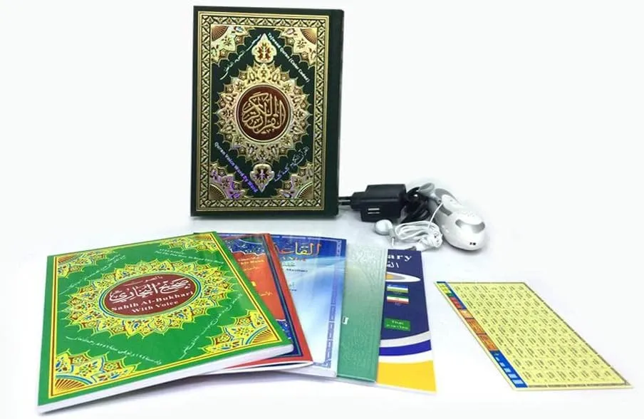 CRONY M9 8GB Quran Rechargeable USB Quran Reading Pens Islamic Muslim Prayer MP3 Digital Speaker Gift Set