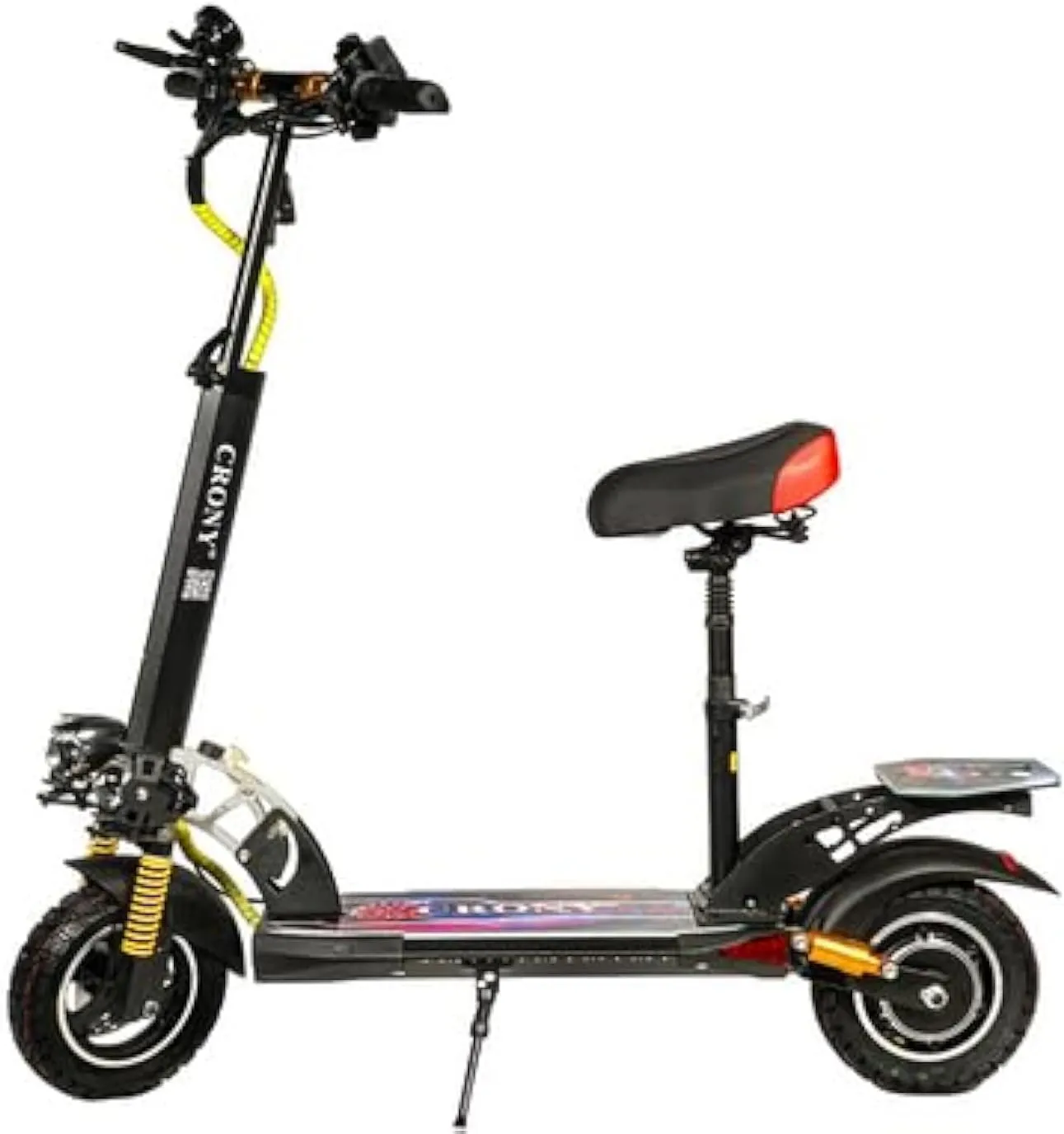 CRONY V10+ Electric Scooter 1500W, Fast Portable Commuter E-Scooter with Mobile Holder, 55-68KM/H Speed, 30-45KM Range, Triple LED Lights, App Control, Disc Brakes