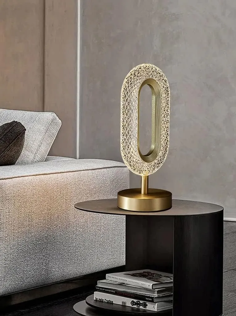 CRONY Three-color touch charging model 0 with 1 diamond face lamp LED Crystal Table Lamp For Home Room