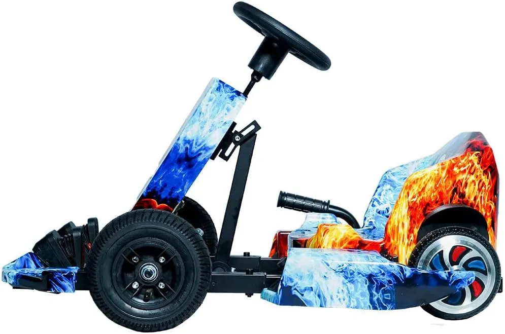 CRONY JL001-04 Electric Amusement Kart- Red & Blue Fire