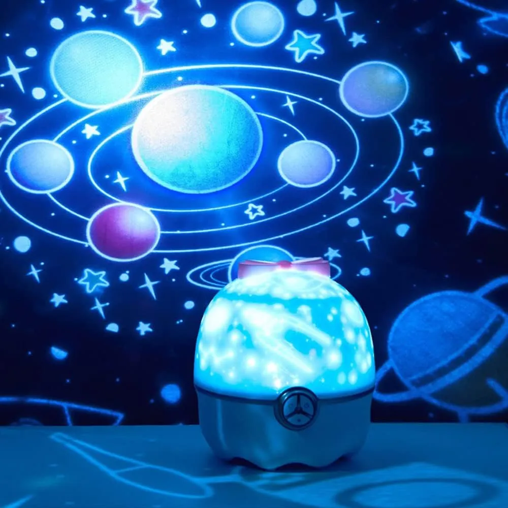 CRONY lucky star 8 kinds of pattern light Starry sky projector lamp night light romantic rotating music table lamp