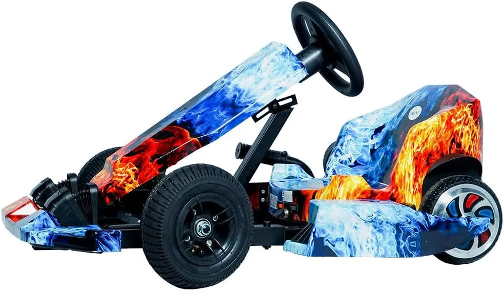 CRONY JL001-04 Electric Amusement Kart- Red & Blue Fire