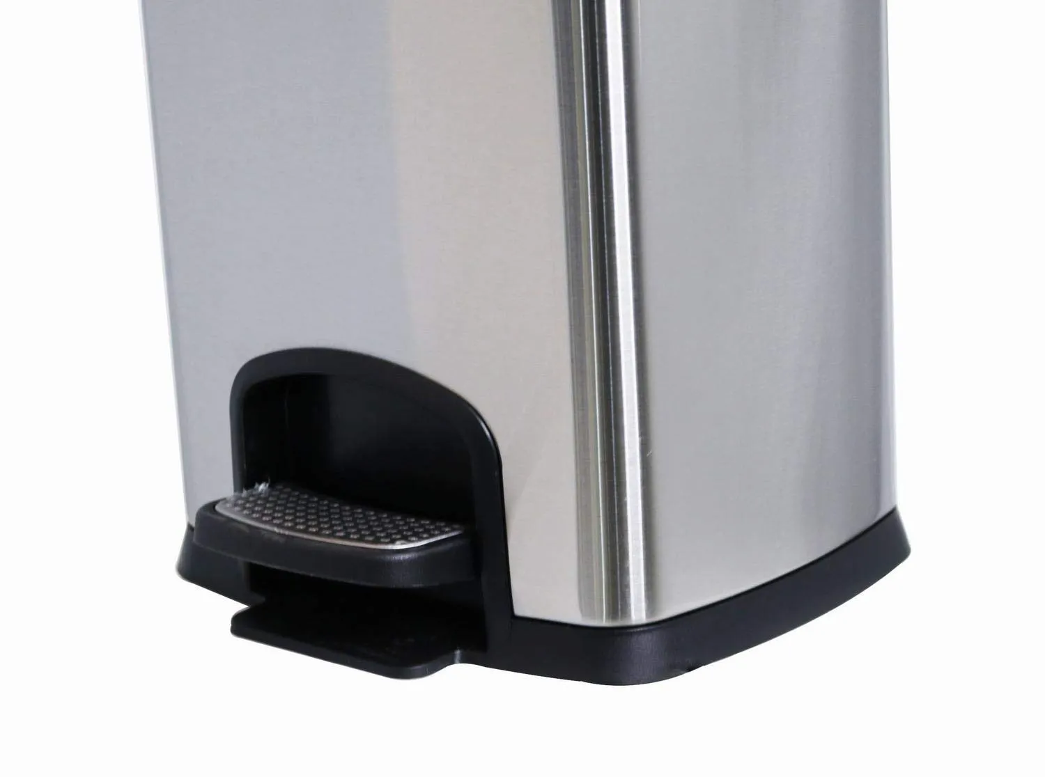 GRACE KITCHEN Stainless Steel 8 Liters Step-on Trash Bin, Stainless Steel Foot Pedal Trash Bin