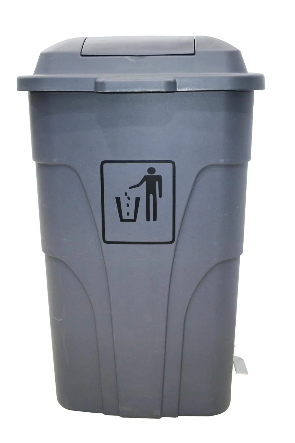 GRACE KITCHEN Garbage Bin with Side Pedal (Grey,120L)