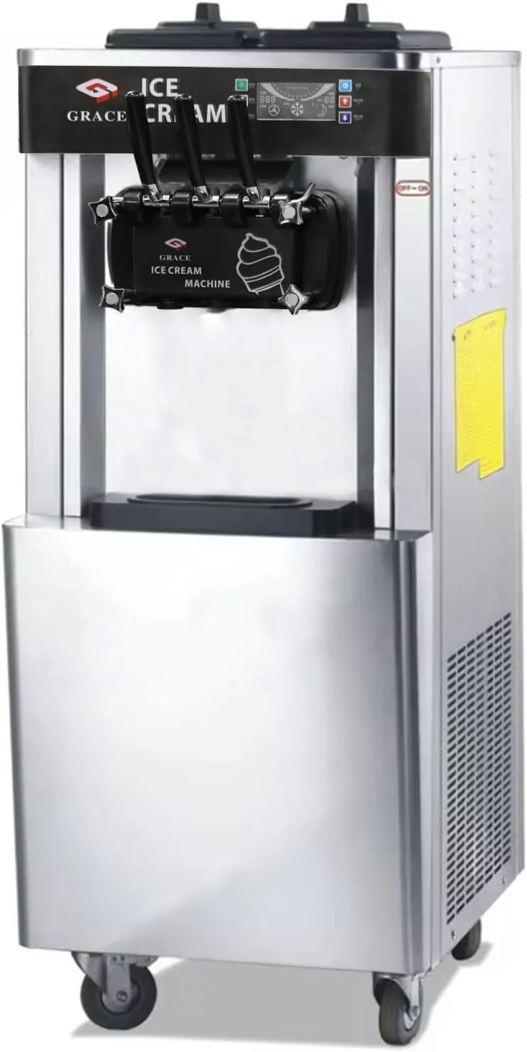 GRACE KITCHEN ice cream maker 2 Flavors & 1 Mix for restaurants Snack Bar supermarkets