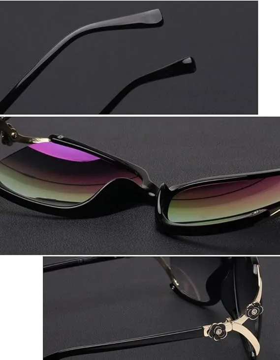 CRONY YJ-005 woman fashion sunglasses camellia sunglasses