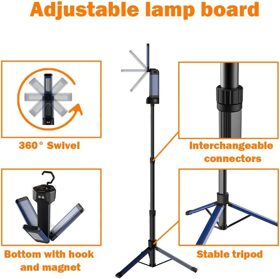 CRONY VIP-12 Outdoor multi-function lamp portable camping hiking flexible 2000lm mini size multifunctional outdoor work light