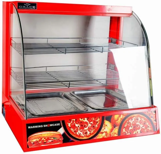 GRACE KITCHEN Catering Equipment Electric Glass Food Warmer Display Showcase 66 * 48 * 60 Centimetre