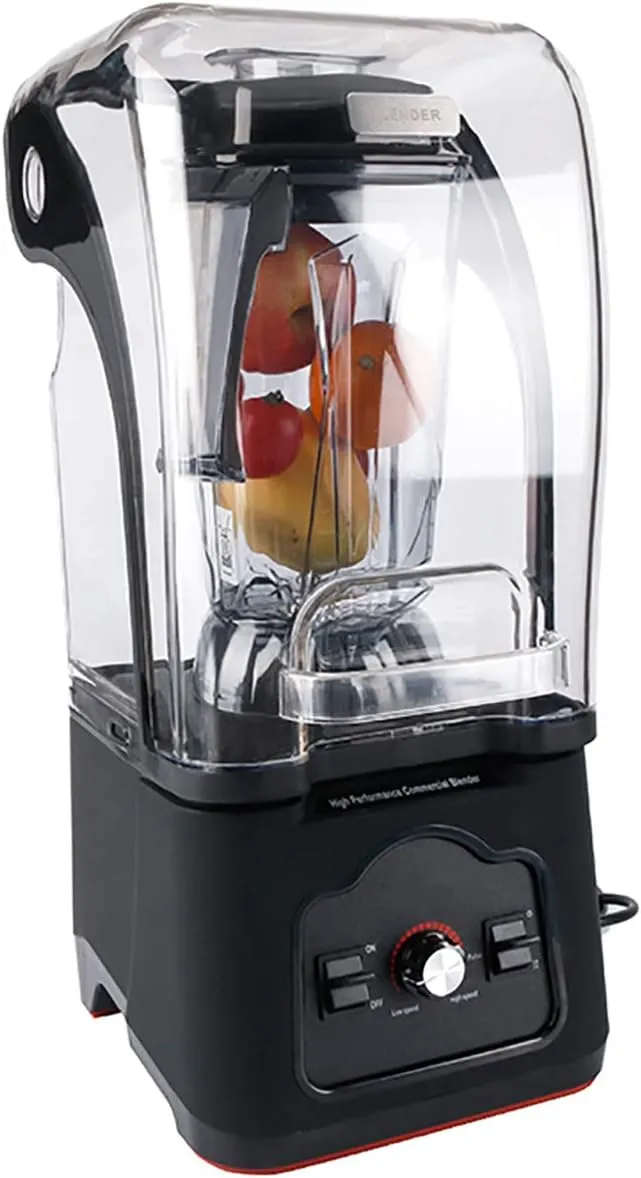 GRACE KITCHEN High speed Sound Proof blender mixer Commercial premium blender Juice ice crush Blender Acrylic jar less noise Stopper Cover 2.5 Liters 1500W