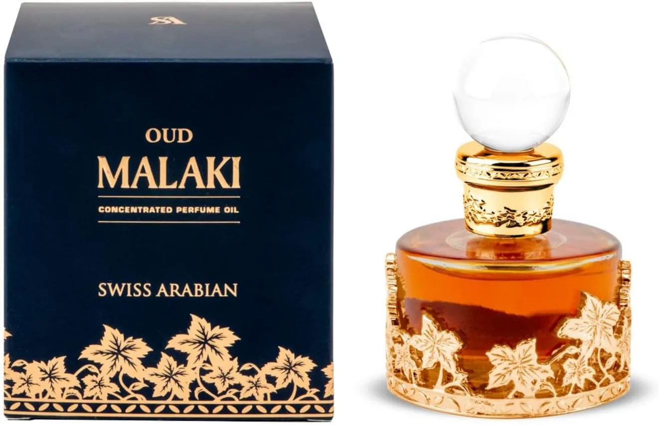 swiss arabian oud malaki unisex perfume oil 25ml