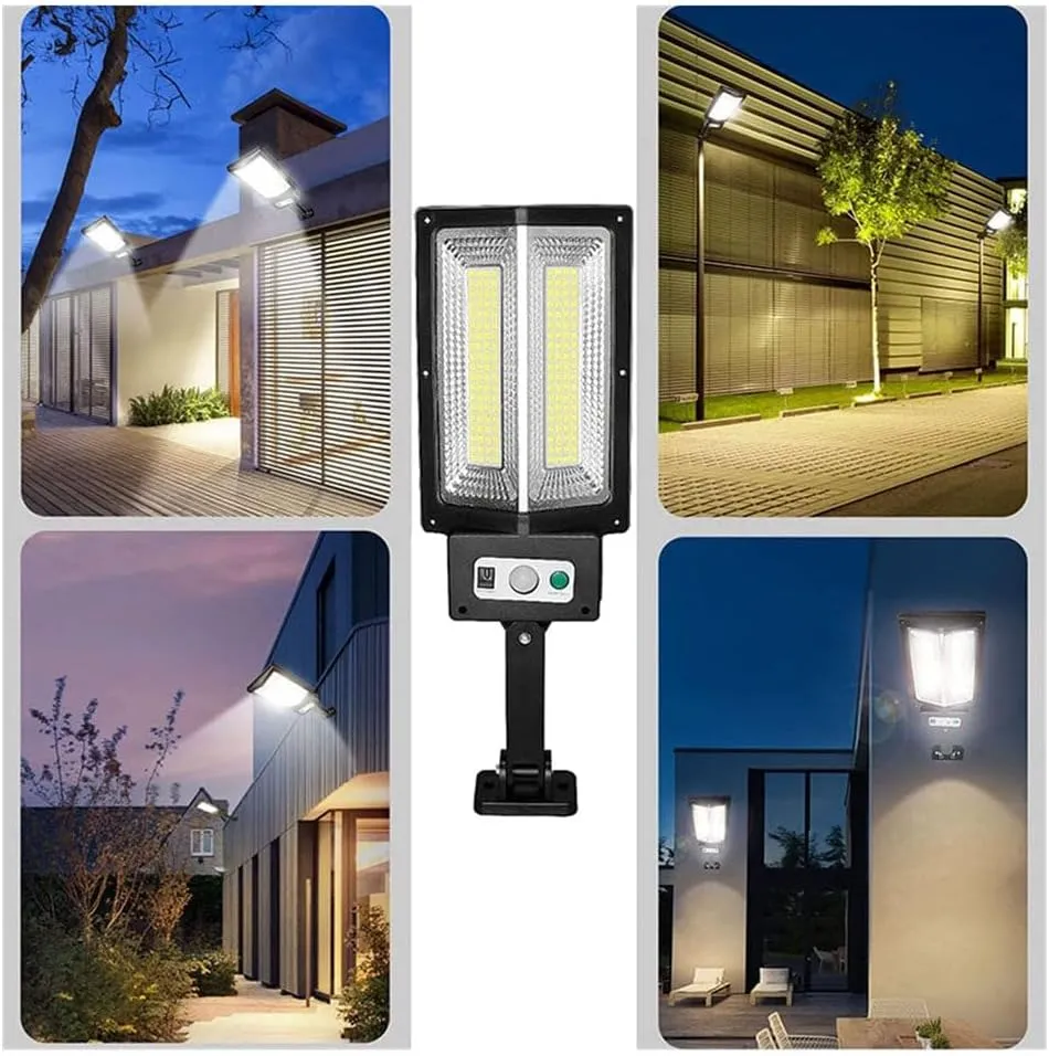 CRONY T936-A-COB Solar Street Lights Outdoor, Motion Sensor Outdoor Street Light, High Sensitivity Photo-Sensing Device for Garden, Street, Deck, Yard, Garage, Patio