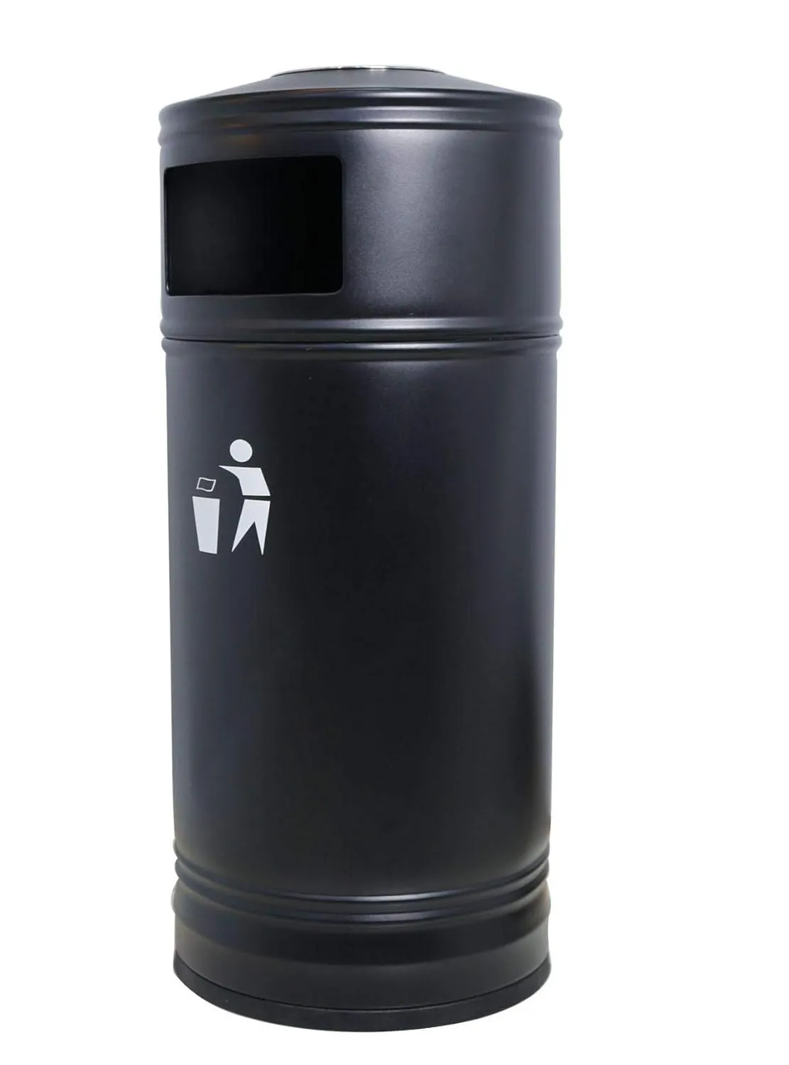 GRACE KITCHEN Outdoor Garbage Ashtray Bin (Black,60Ls)