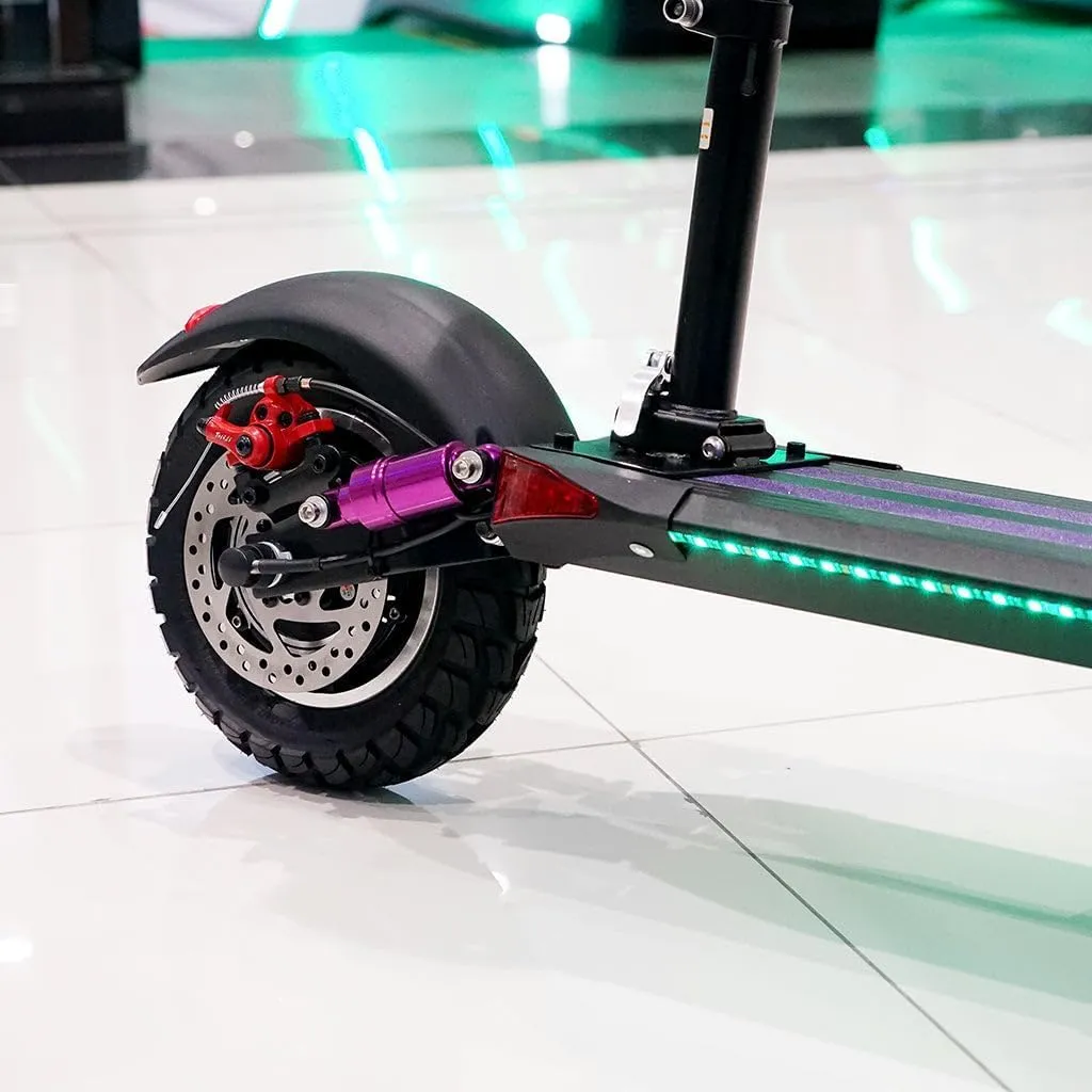 CRONY V10 E Scooter 10 inch Wide Tire High configuration E Scooter 65 km/h Fast Speed E scooter Strong Powerful Electric Scooter Foldable Electric Scooter | Purple