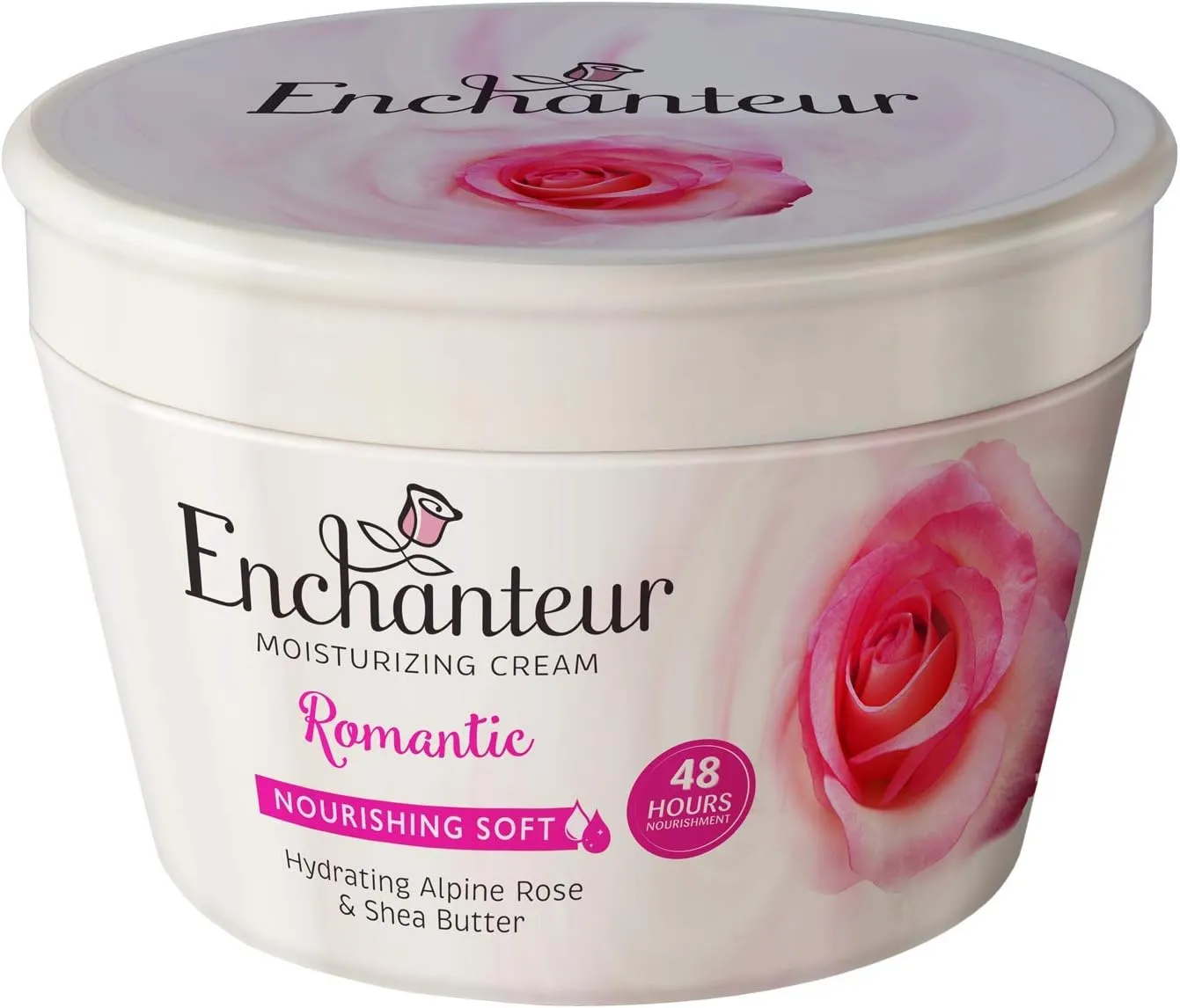 enchanteur nourishing soft moisturizing cream romantic for soft, smooth skin, instant softness, 100 ml