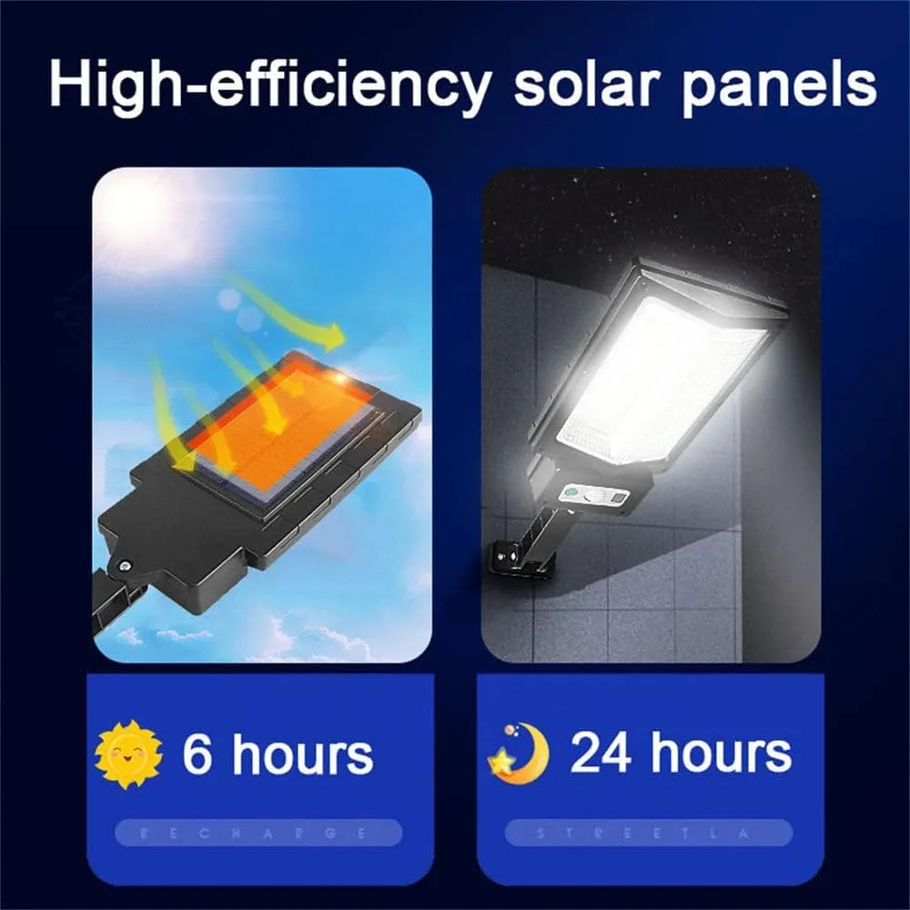 CRONY T936-A-COB Solar Street Lights Outdoor, Motion Sensor Outdoor Street Light, High Sensitivity Photo-Sensing Device for Garden, Street, Deck, Yard, Garage, Patio