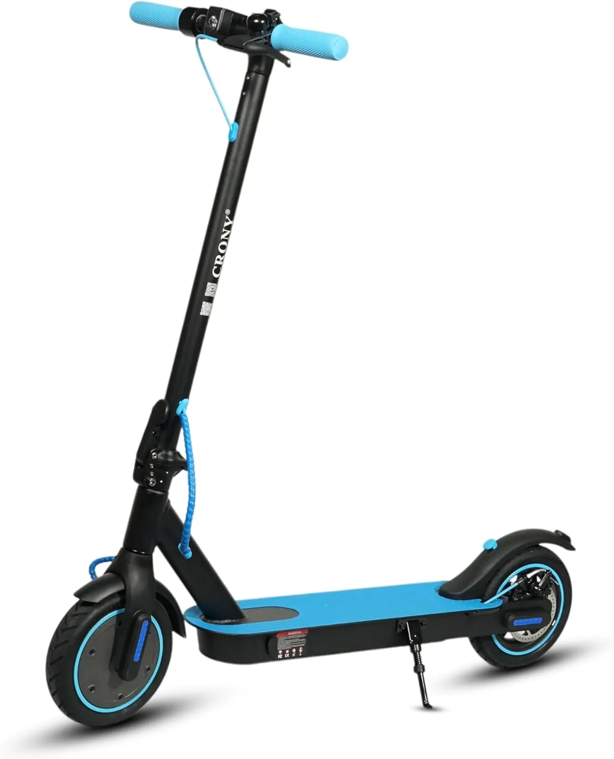 CRONY M365 Foldable Electric Scooter, Lightweight Commuter Scooter for Adults Kids, 250W Motor, Smart App Control, 25-45KM/H Speed, 10-25KM Range, Blue