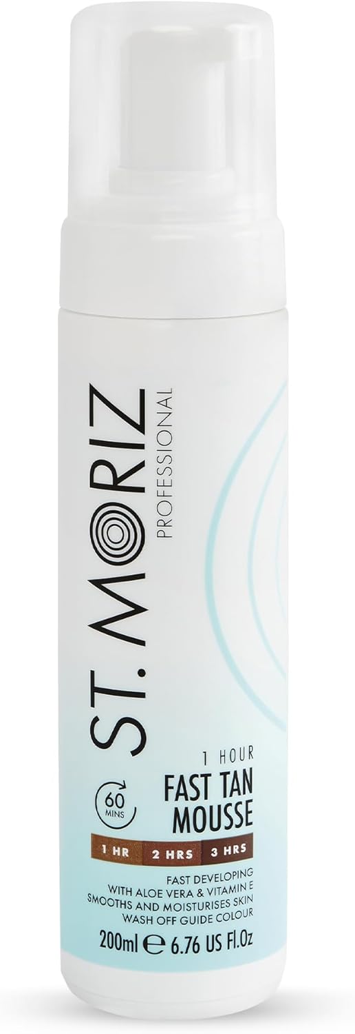 st. moriz self tanning fast self tanning mousse (with shade control) 6.7 oz