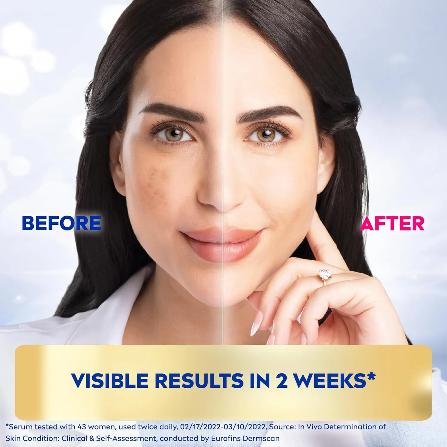 nivea luminous 630 even glow anti dark spot face night cream, revitalizing skin complexion repair, spotless even skin, hydrating hyaluronic acid, 50ml