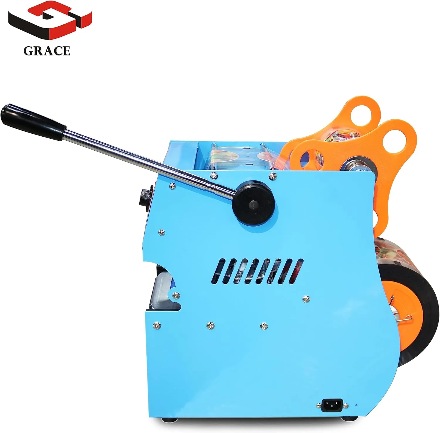 GRACE KITCHEN Manual Handle cup sealing machine commercial sealer hand pressure sealing maker Bubble pearl milk tea shop closure Cup lid
