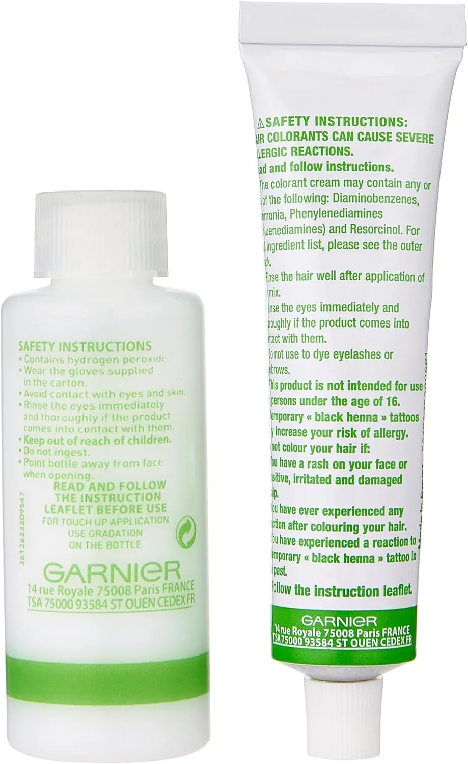 garnier color naturals shade 2 twin pack,60 ml x 2