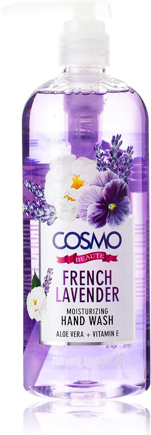 cd cosmo designs beauty hand wash french lavender, 750ml