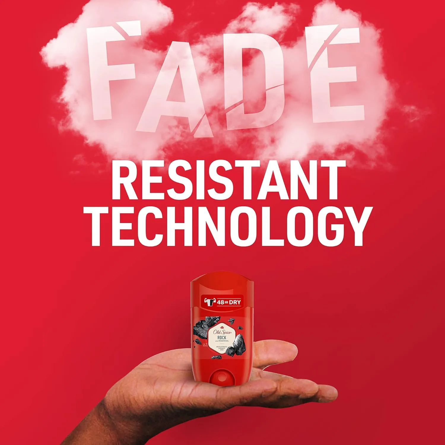 old spice rock antiperspirant and deodorant stick for men, 50 ml