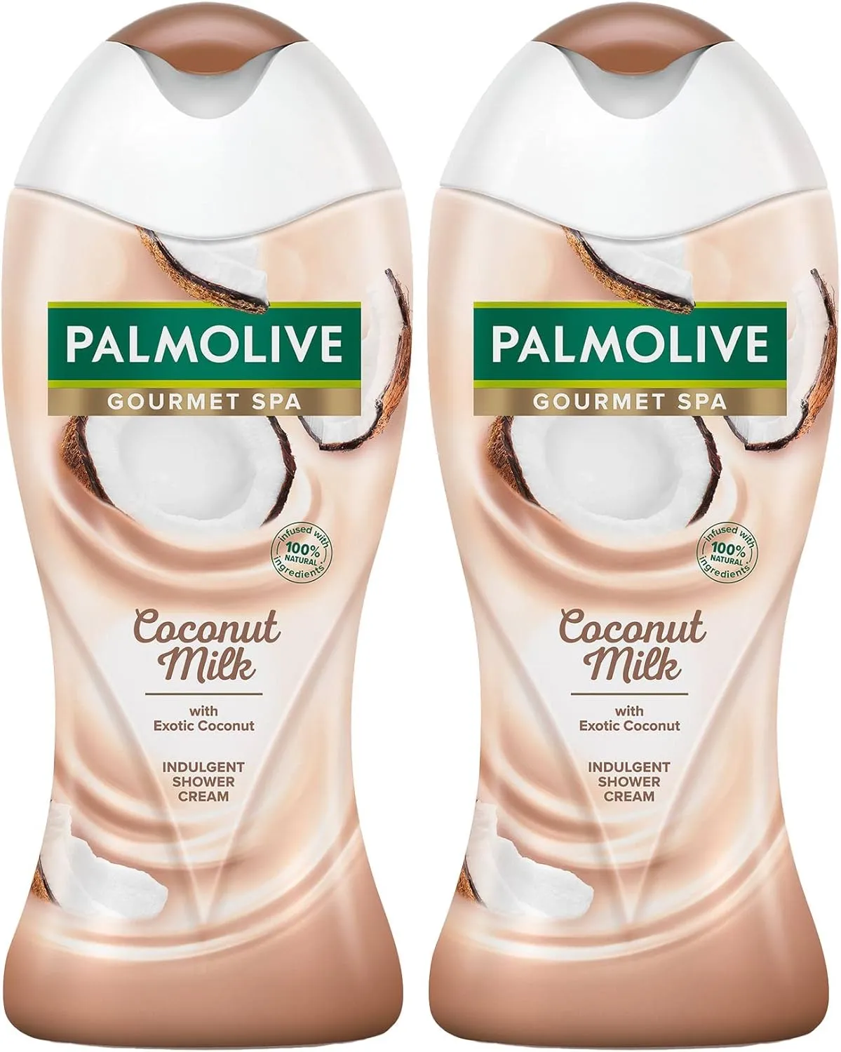 palmolive shower gel gourmet coconut, 2 x 500 ml