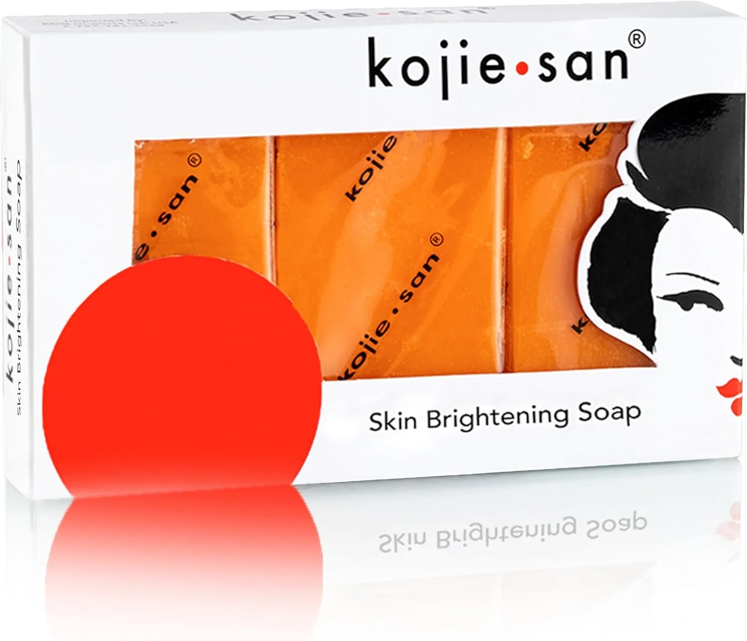 kojie san original facial beauty soap 65g, 3 bars per pack guaranteed authentic