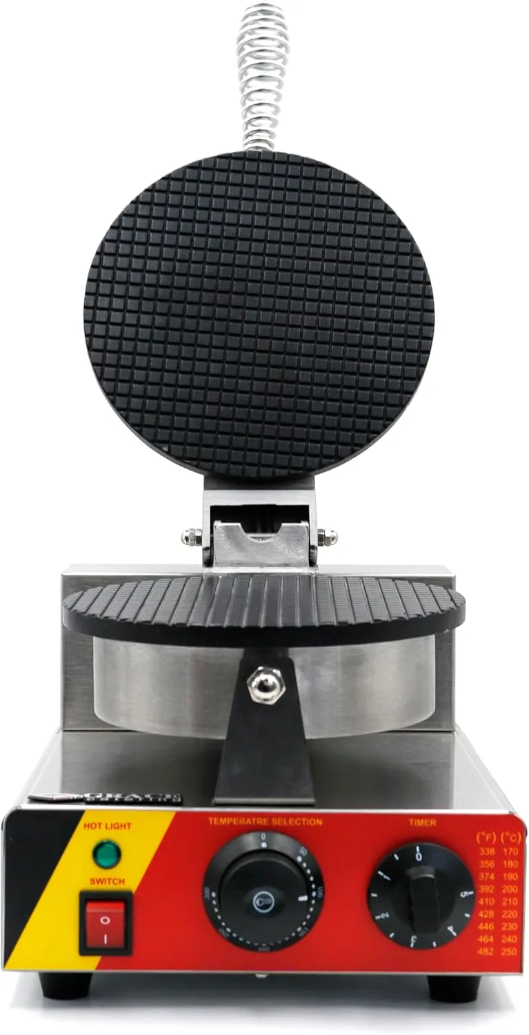 GRACE KITCHEN Ice cream cone waffle baker machine waffle corn maker