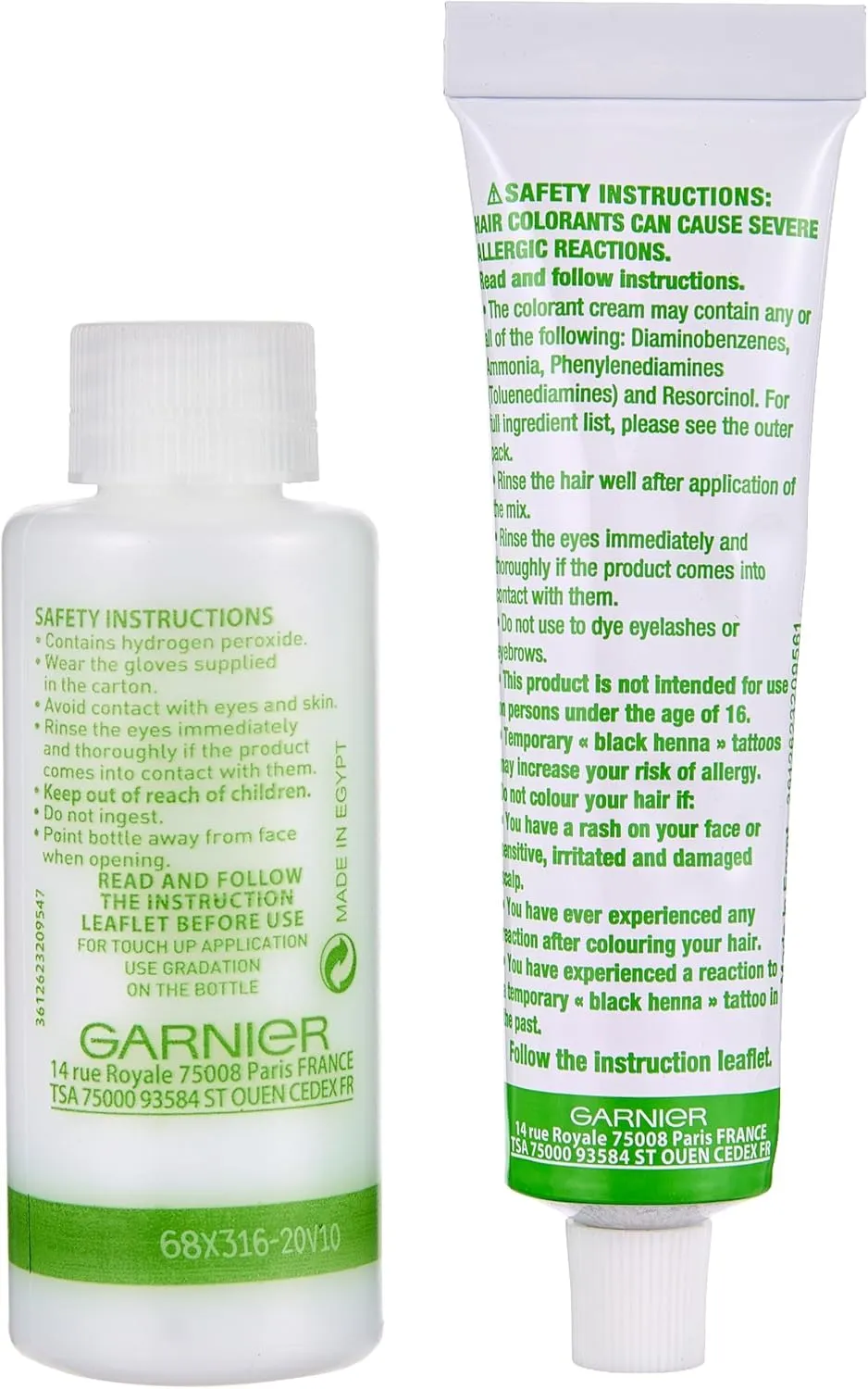 garnier color naturals, 5.1 deep ashy light brown, permanent hair color, pack of 2