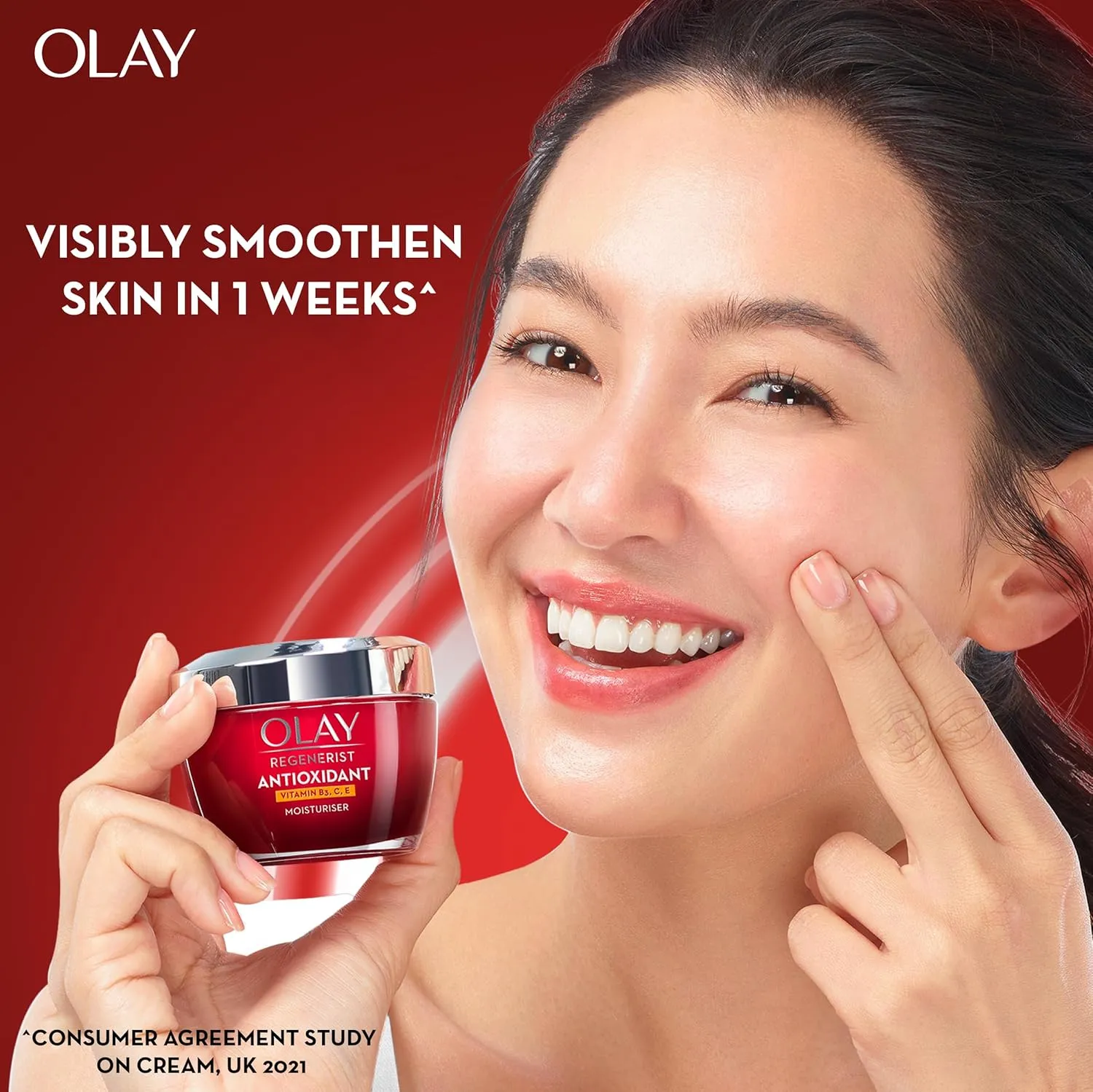 Olay Regenerist - Antioxidant Moisturizer Cream with Vitamin B3, C and E - 50 g