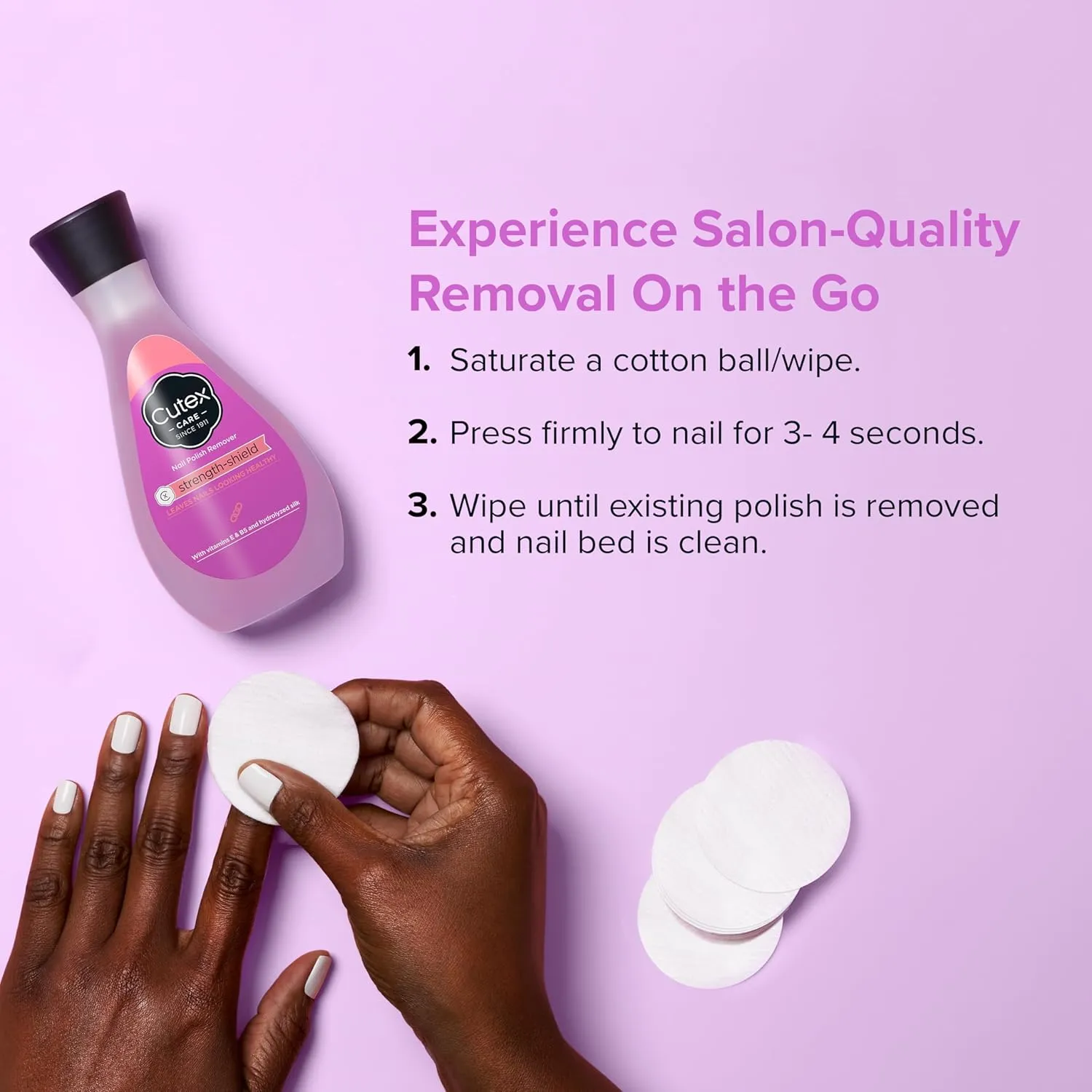 cutex nail polish remover strength shield 200 ml