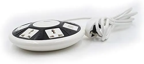 CRONY Ufo 5 Way Socket With 2 Usb