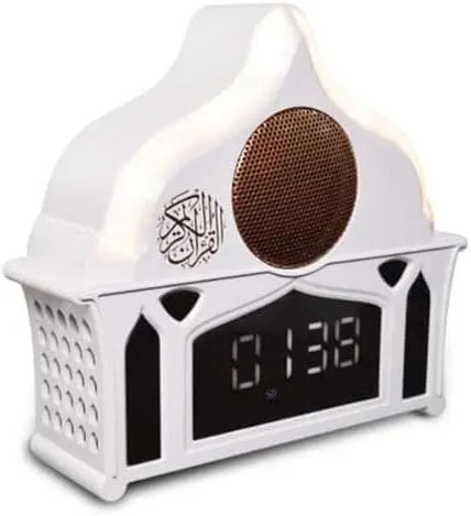 CRONY Sq-912 Led Clock Quran Speaker Wall Light